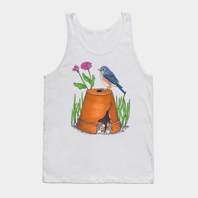 Just a Little Crack Pot Tank Top by Julie Townsend Studio